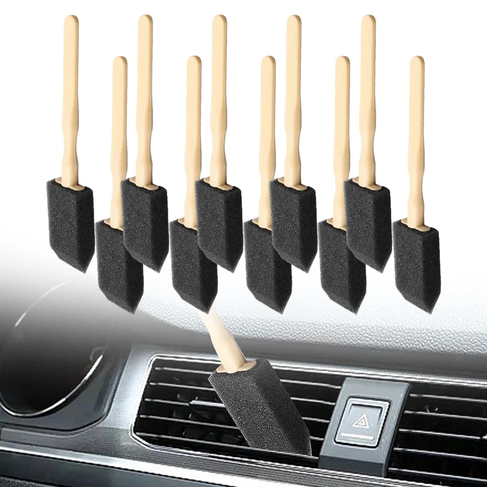 

1/2/5/10Pcs ABS Plastic Car Air Conditioner Vent Sponge Brush Car Grille Cleaner Brushes Parts Accessories