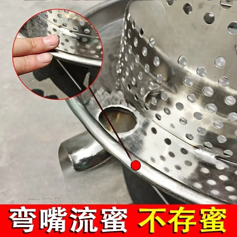 Honey Press Machine Manual Press Barrel Beekeeping Extraction Vegetable Filling Squeezer Multifunctional Wine Making Extractor