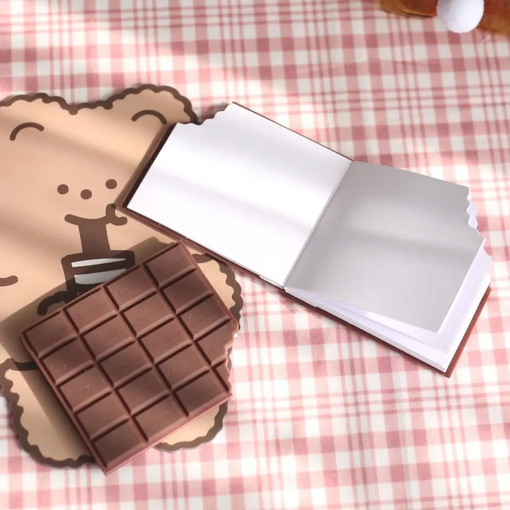 1 PCS Funny Chocolate Cookie Notepad Aesthetic Creative Memo Note Paper Simple Hand-tear Message Paper
