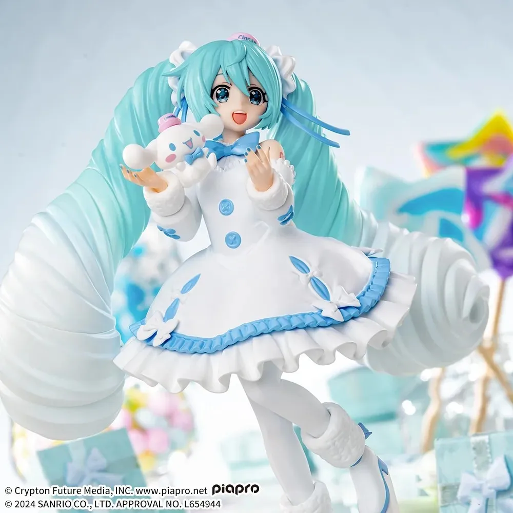 Original SEGA Luminasta Hatsune Miku Noddle Stopper Anime Figure Toys Action Figure PVC Model Collection Doll Gift