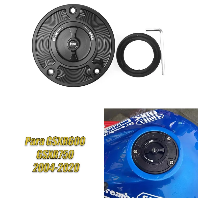 For Suzuki GSXR600 GSXR750 2004-2020 GSXR1000 K4 K5 K6 K7 K8 K9 L1/L2 2010-2020 Gas Fuel Tank Cap