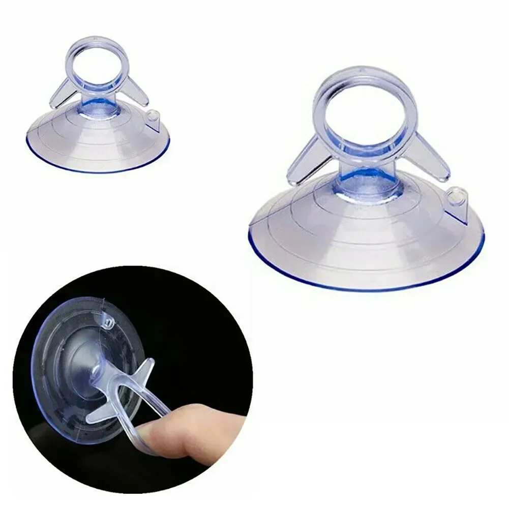 20Pcs 45mm Window Suckers Car Sunshade Suction PVC-Cups Transparent Rubber Plastic Window Suckers Kitchen Bathroom Accessorie