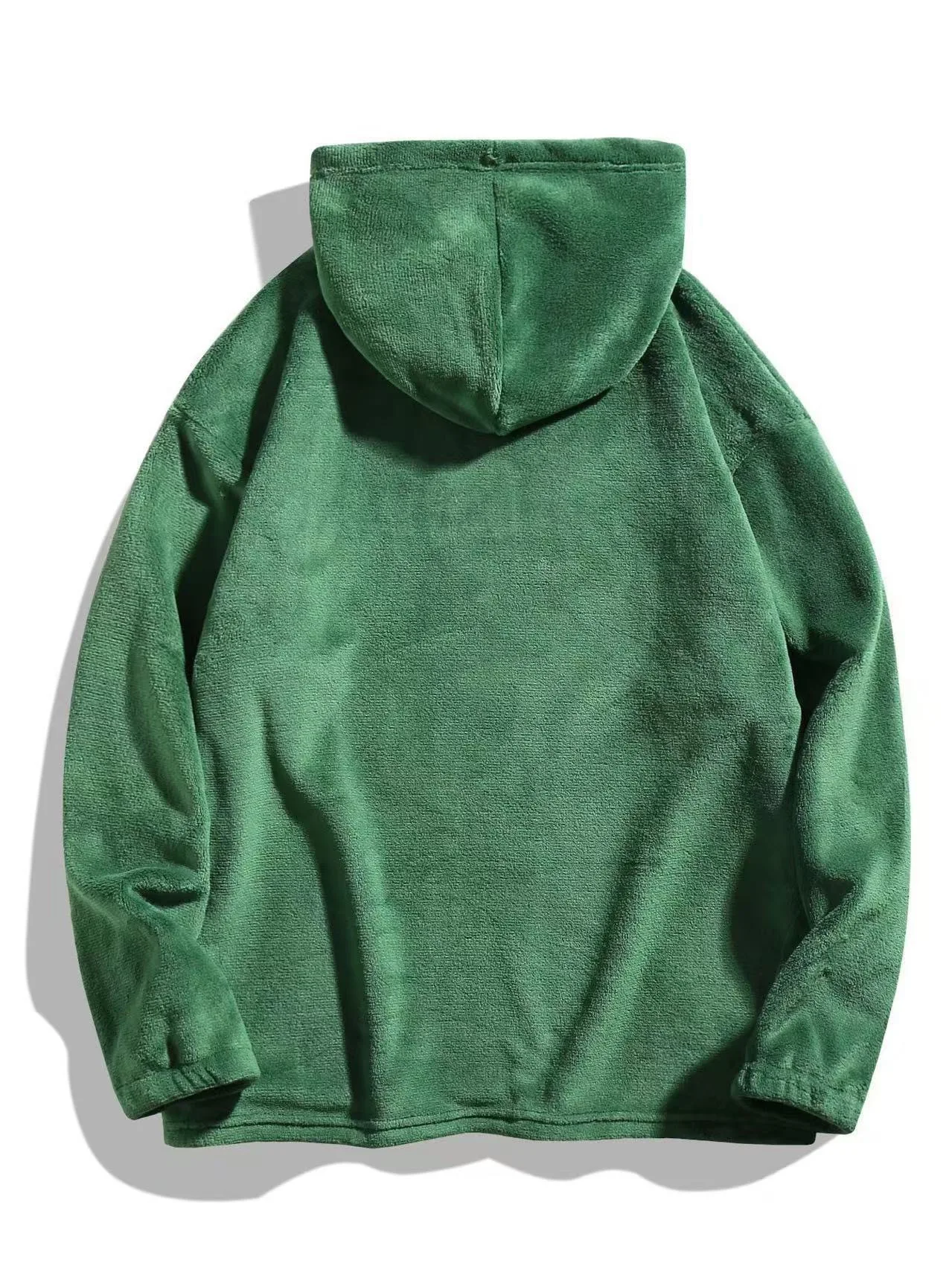 2025, Winter-Herren-Hoodie, Sporthose, einfarbig, warm, winddicht und kältebeständig, Sport-Set aus Wolle, lässiges Sport-Set, zweiteiliges Set – Detail 26