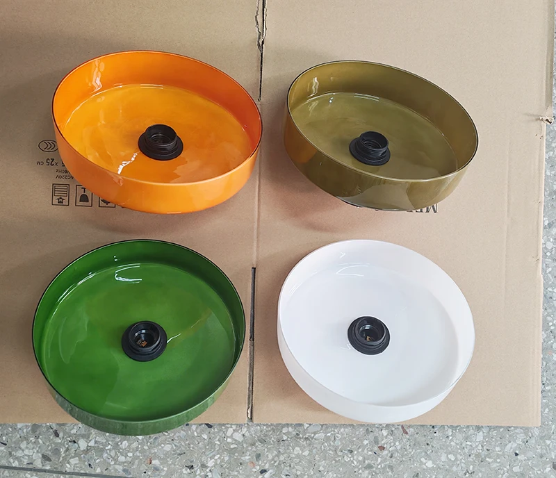 Modern Vintage Glass Ceiling Light Hallway Balcony Kitchen Light Bedroom Ceiling Light Multi-Colored Glass