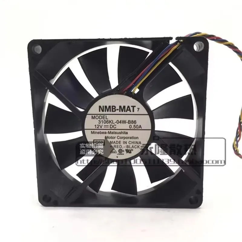 

Authentic 3106KL-04W-B86 80 * 80 * 15mm 12V 0.50A 8CM 4-wire PWM speed control CPU chassis Cooling fan
