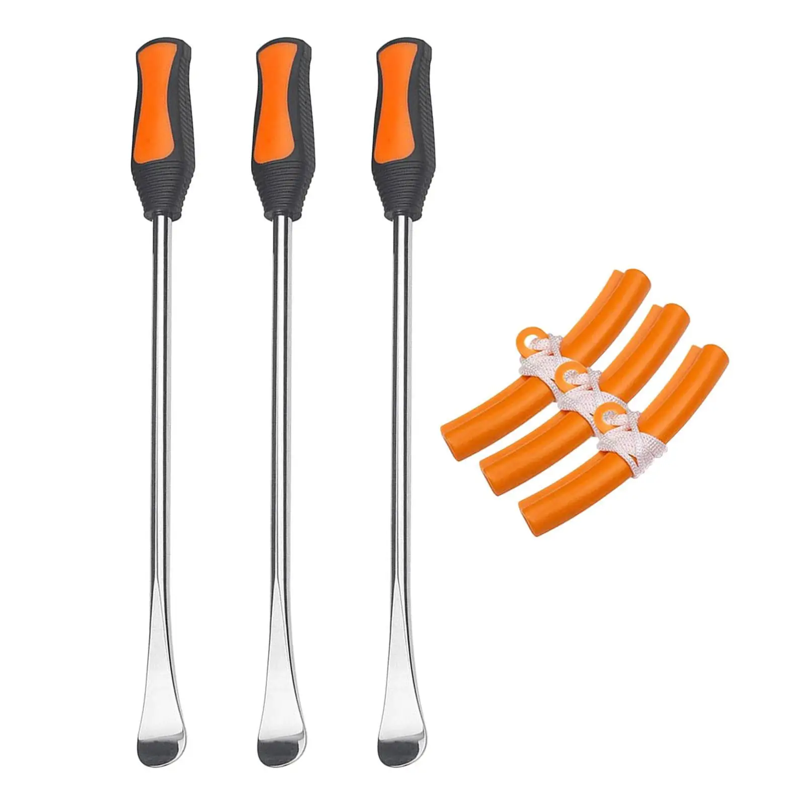 

3x Tire Spoons Lawn Mower Portable Valve Cores High Performance Premium Changing