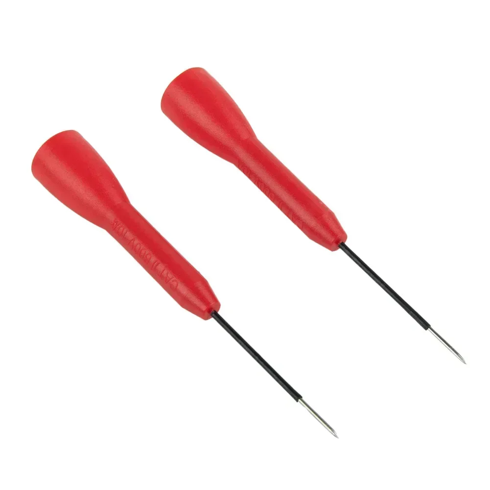 

Multimeter Test Probes 1mm Probe 2mm Interface 4pcs 8.5cm Length For Measuring Device Pin Red And Black Brand New