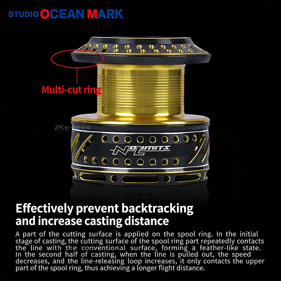 OCEAN MARK Premium 20SW 6000S-BG Spool for Shimano STELLA/TWIN POWER SW 9kg Drag High-Performance Saltwater Big Game Spool