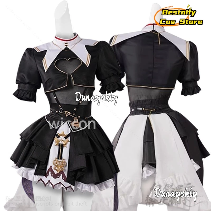 Houshou Marine Cosplay Anime Hololive Vtuber YouTuber Costume da suora sexy Lolita Halloween Natale per ragazze personalizzato