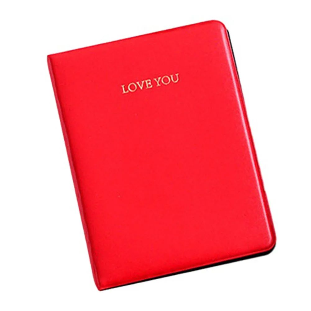 3-inch Photo Album 64 Pocket Photo Album Birthdays Transparent Inner Pockets Dual-size Display Fashionable Storage