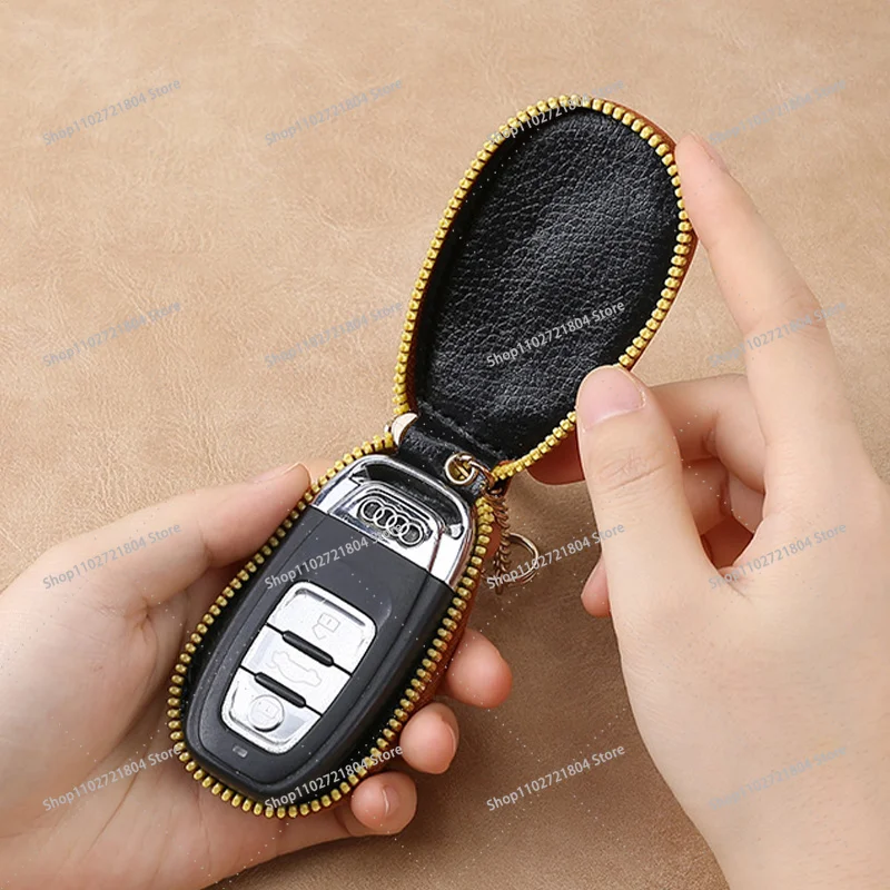 Mafalda Keychain Wallets for Men Women Anime Carton Printed Car Key Door Key Storage Case Fashion Portable Key Ring Bags Gifts