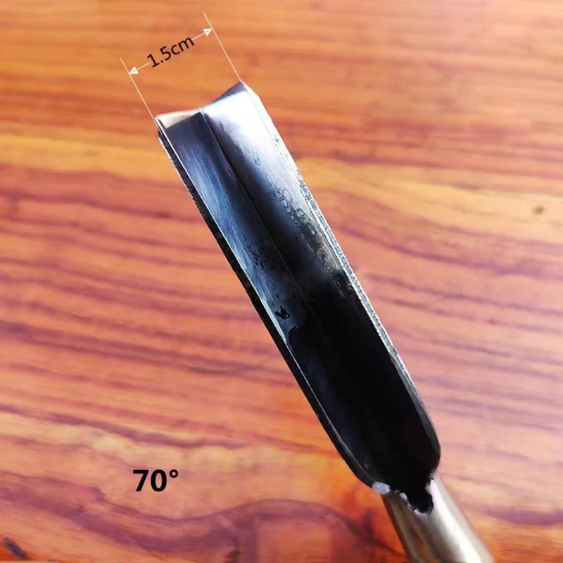 Holzschnitzmesser V-Stanzdreieckmeißel Werkzeuge für Schreiner zum Schnitzen von Rohlingen – Detail 7