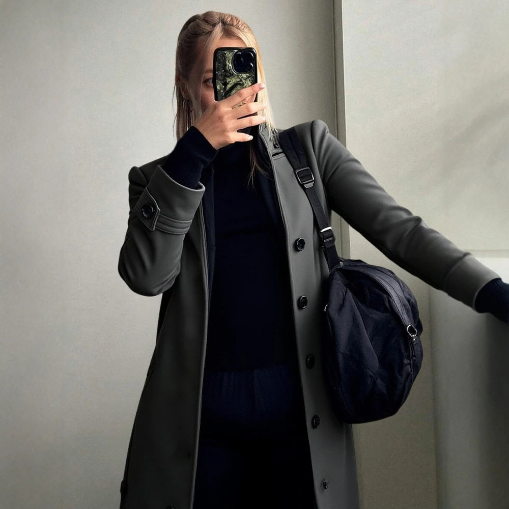 

Осень-зима, новое тонкое пальто, женские пальто, винтажные однобортные куртки с однотонными лацканами, женские уличные пальто с поясом на шнуровке