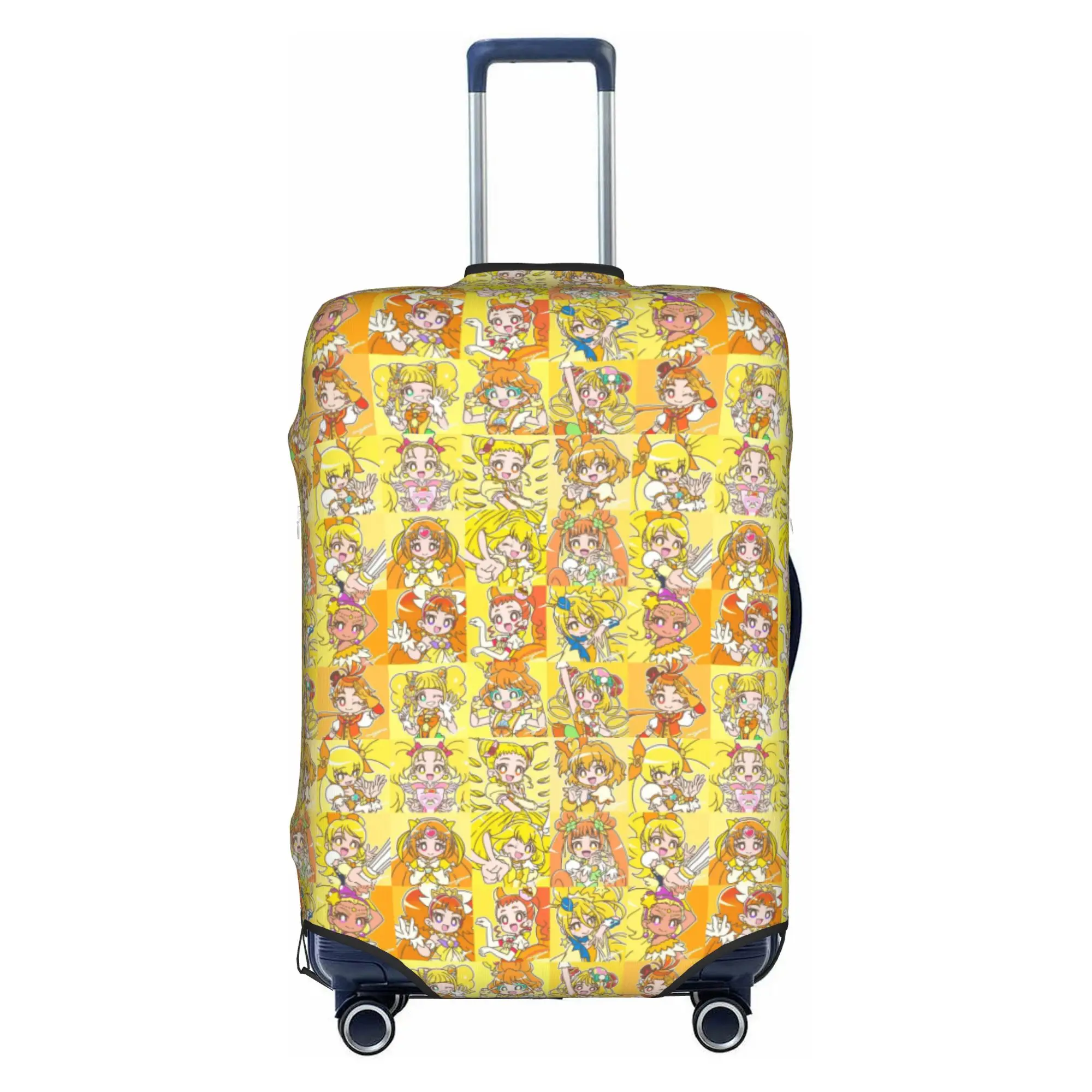 Custom Pretty C-Cures Luggage Cover Elastic Sweet Angel Travel Suitcase Protective Covers Suit For 18-32 inch
