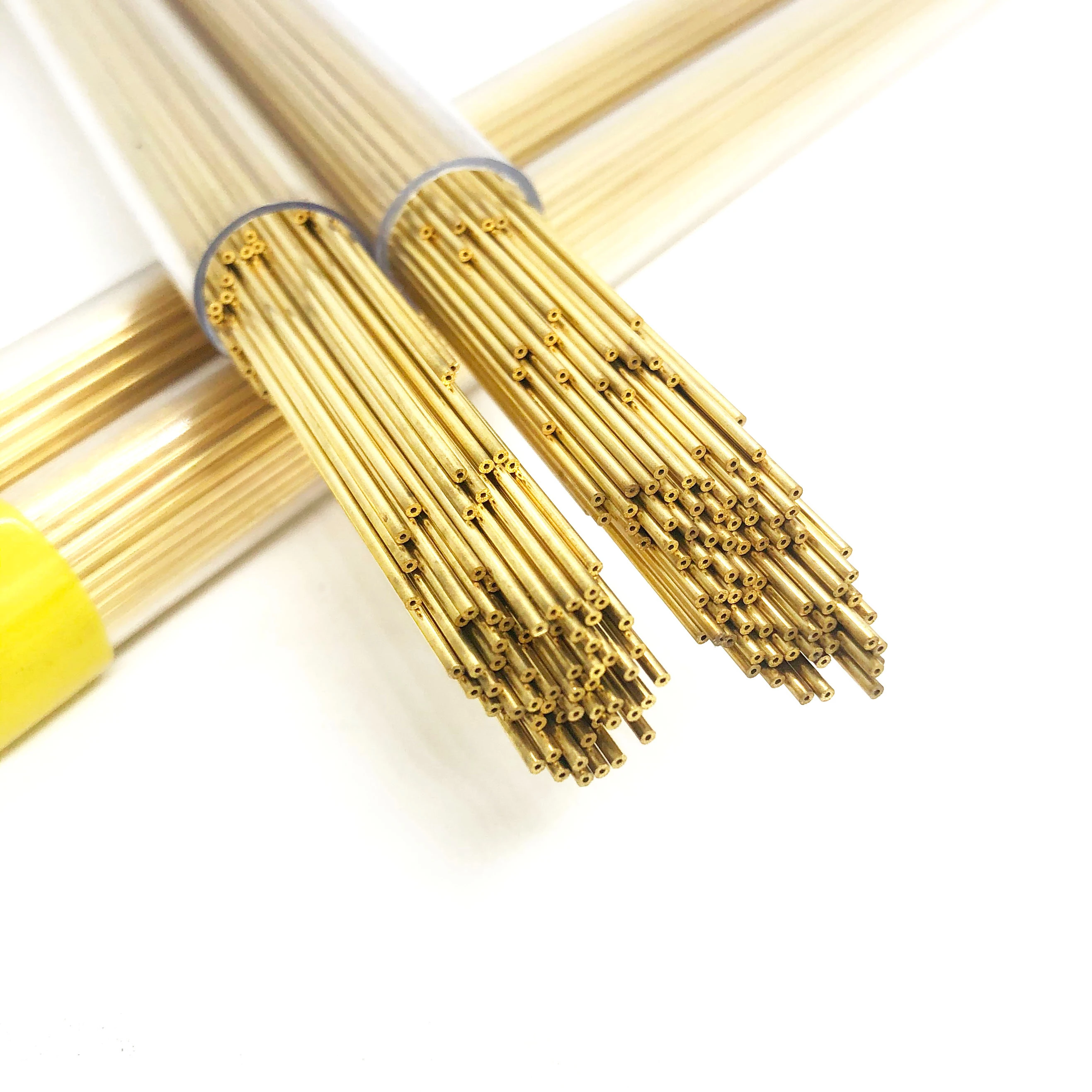 100 قطعة أنبوب نحاسي OD0.3-1.0mm L = 400 مللي متر تفريغ كهربائي ثقب أنبوب القطب الكهربائي النحاسي ، أنبوب حفرة واحدة EDM #5