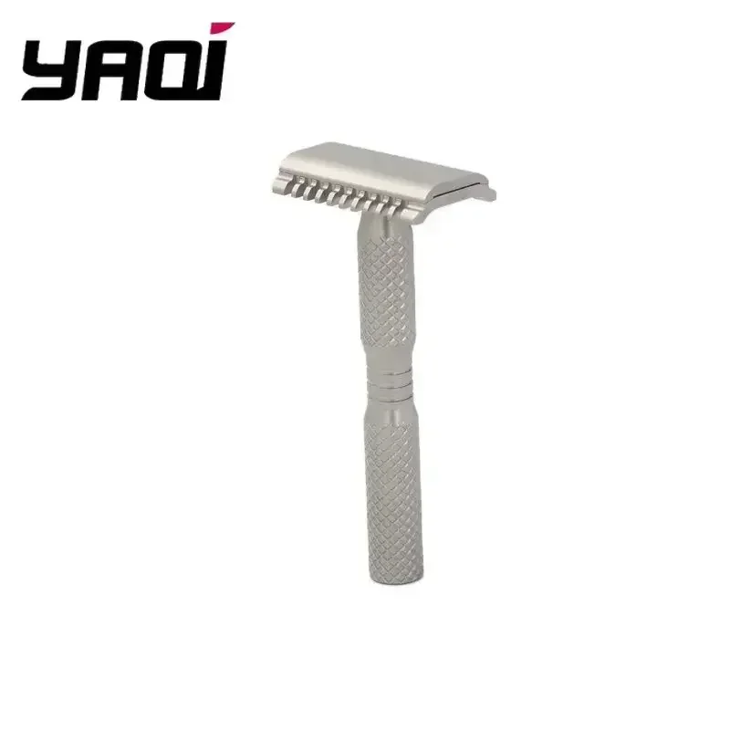 YAQI Ghost 90DC Cross Grain Pattern Titan Leichter Sicherheitsrasierer
