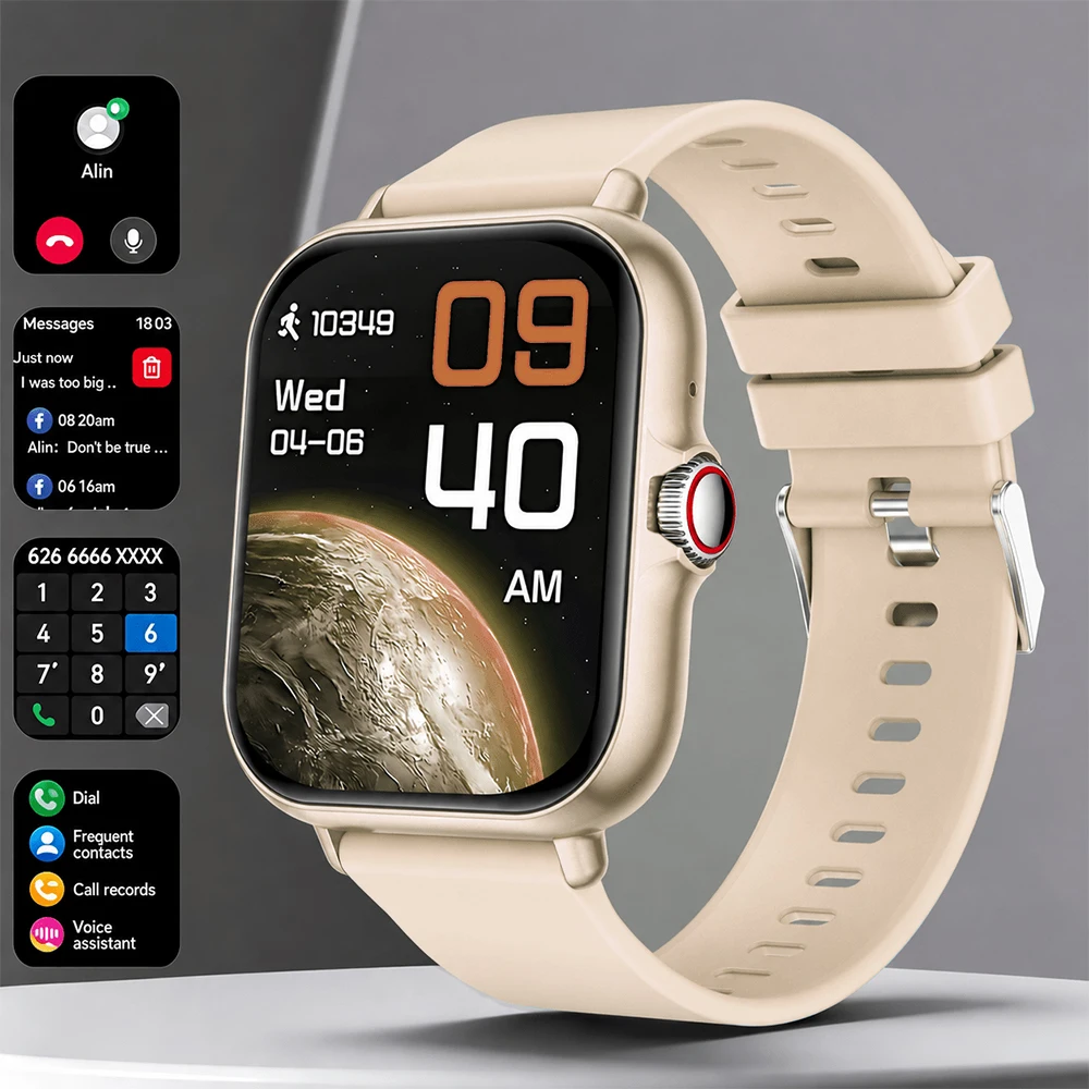 2026 New Smartwatch, Wireless Calling/Answering, Sedentary Reminder, Weather Reminder, Message Notifications