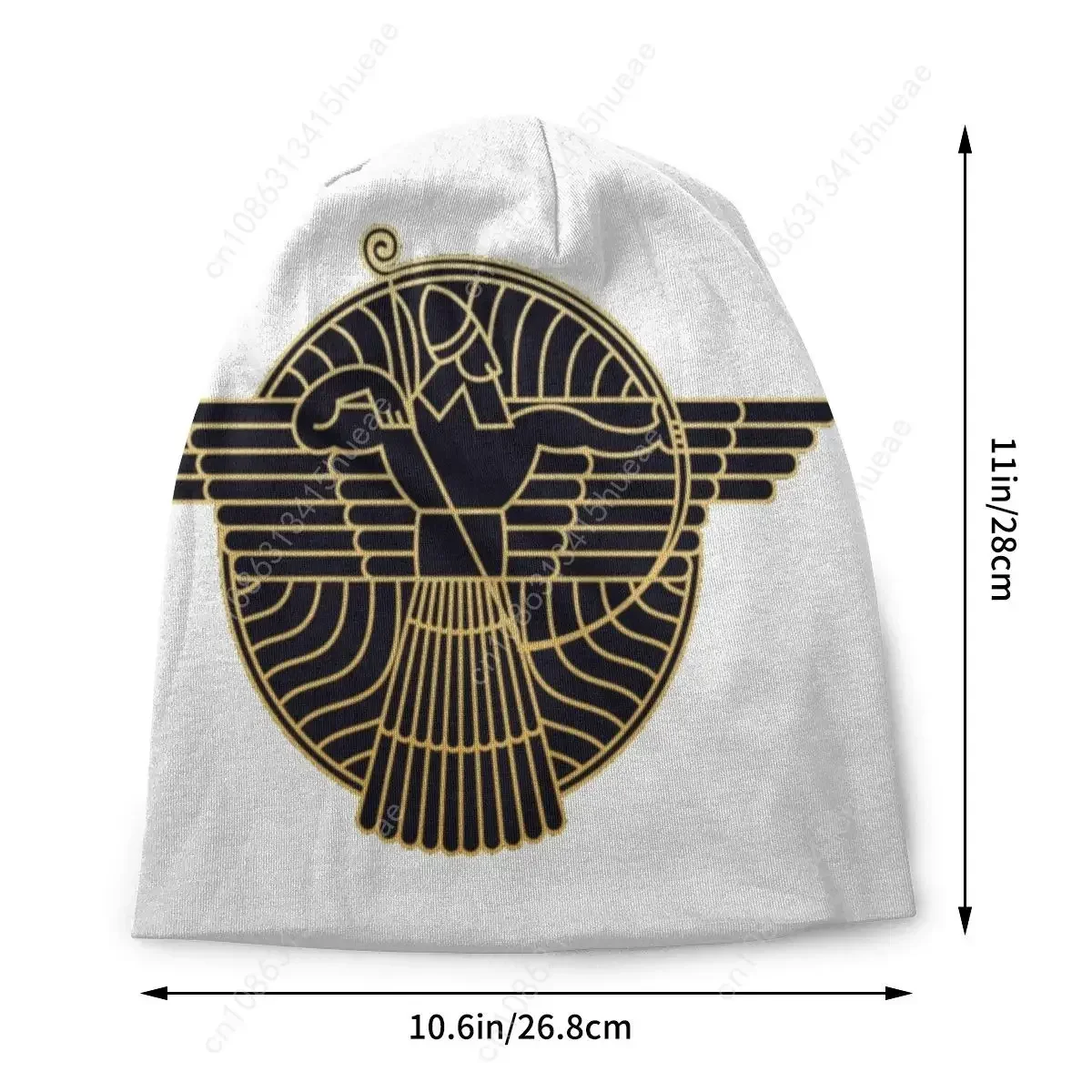 للجنسين بونيه شتاء دافئ محبوك قبعة الملك الآشوري كول بيني قبعات الكبار أرام سوريويو العلم قبعات صغيرة قبعة تزلج في الهواء الطلق #2