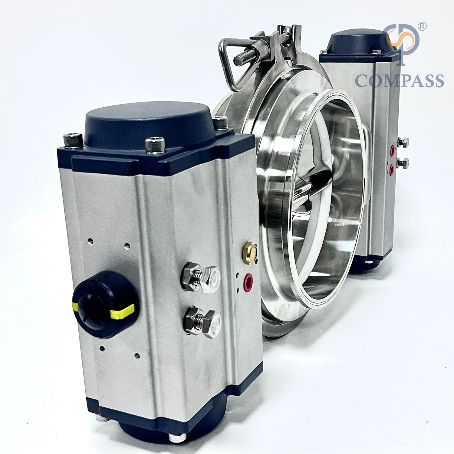 Compass Sanitary Stainless Steel Double Rotor Metering Valve New Rotary Double Dosing Butterfly Valve Powder Charging