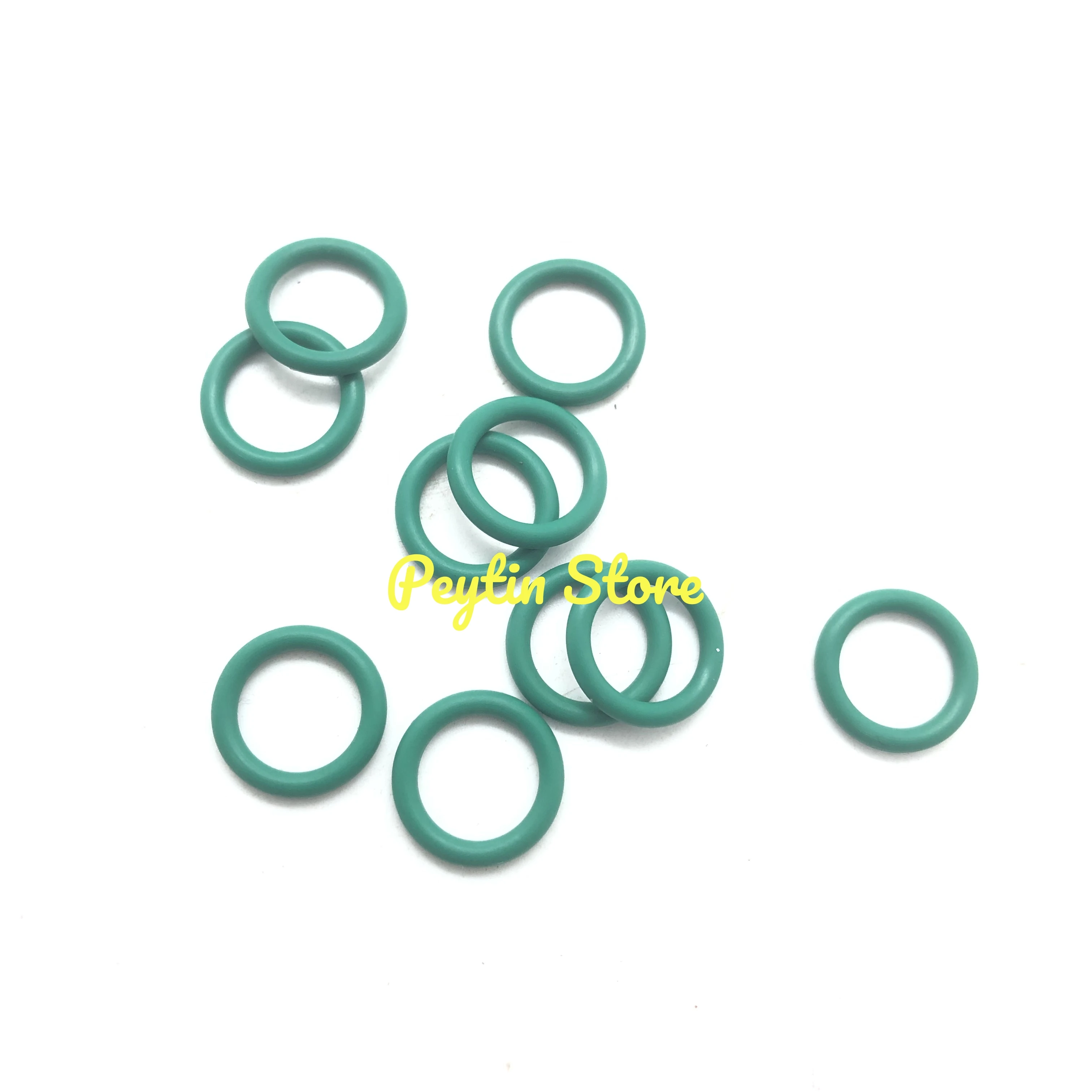 

5/10/20 шт. OD 5/5.5/6/6.5/7/7.5/8/8.5/9/9.5/10/10.5/11 ~ 55x2 мм зеленое флюоровое резиновое уплотнительное кольцо флюоровое кольцо