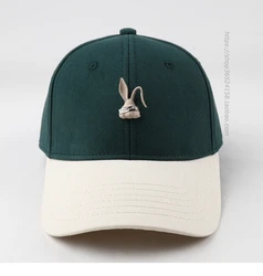 Cute Fashion Stitching Contrast Color Baseball Cap Men and Women out of the Street Matching Baseball Cap Show Face Small Fashion