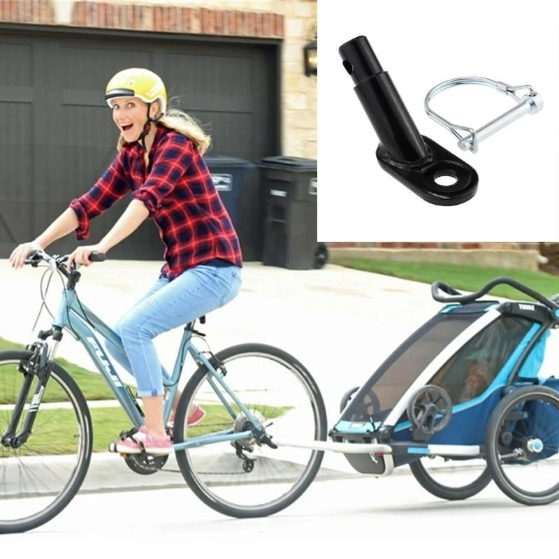 Conector enganche para remolque bicicleta, acoplador enganche para remolque bicicletas, adaptador fijación para y