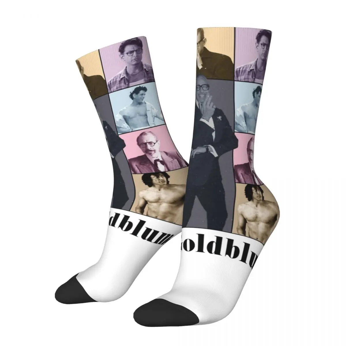 Hip Hop Unisex Socks Jeff Goldblum Eras Tour Accessories Cute Funny Actor Graphic Dress Socks All Seasons