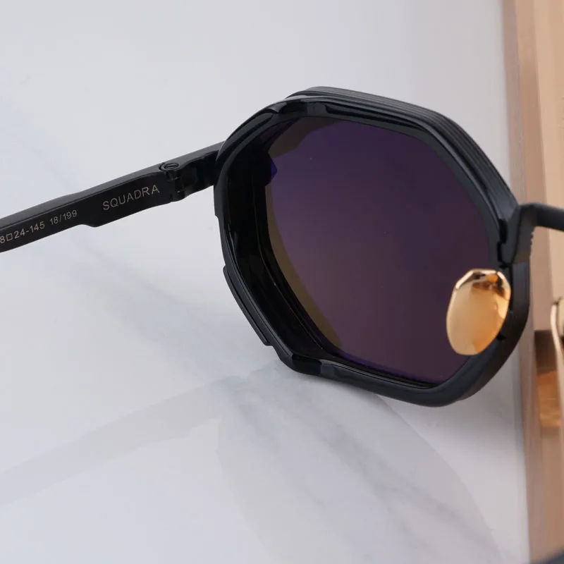 

Ins SQUADRA Luxury Design Sunglasses Alloyfor Men Women Classical Optical Eyeglasses with Case Fashion Street Punk Style UV400