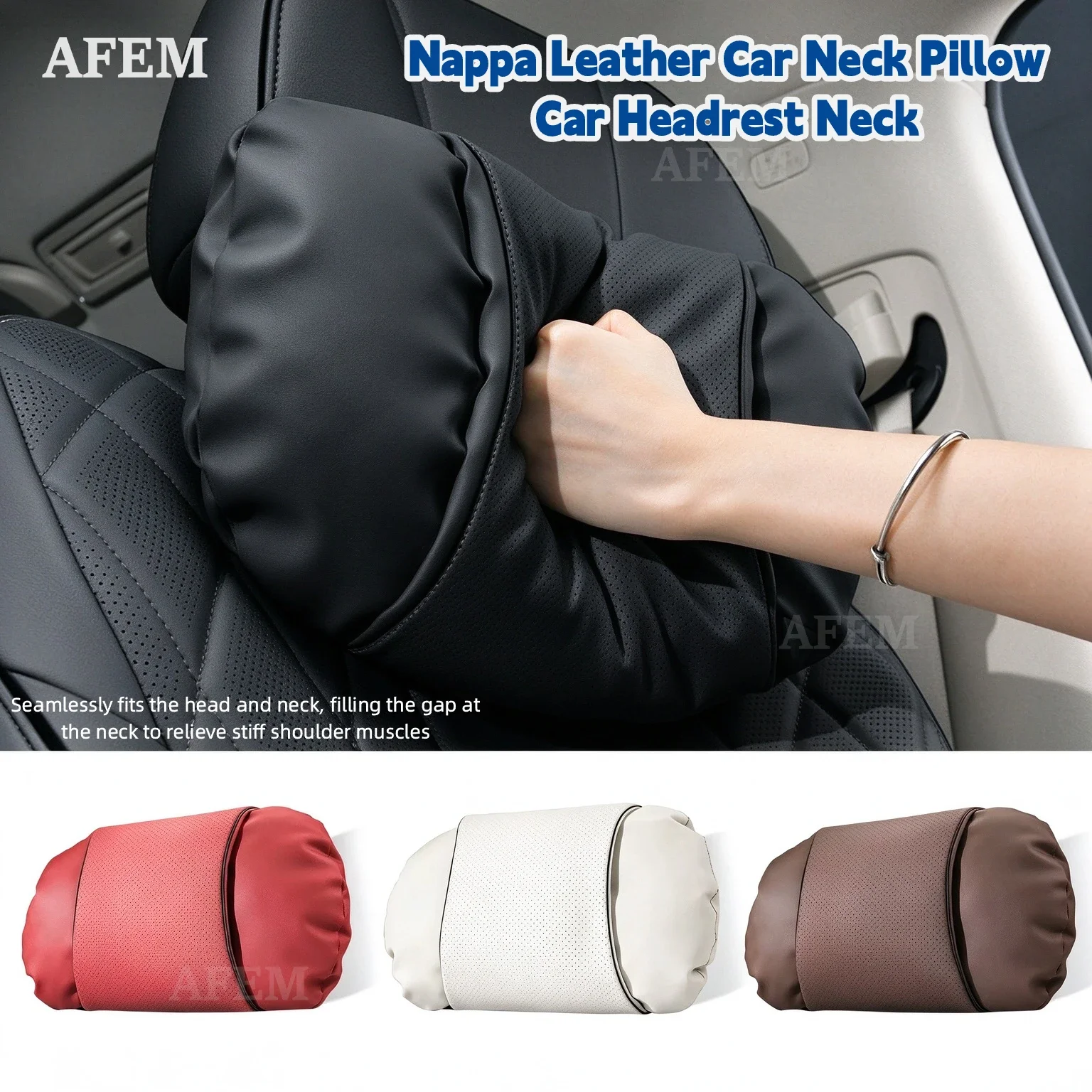 Car Seat Headrest Auto Safety Head Neck Rest Relax Pillow For Land Rover Range Rover Evoque Discovery Sport Freelander