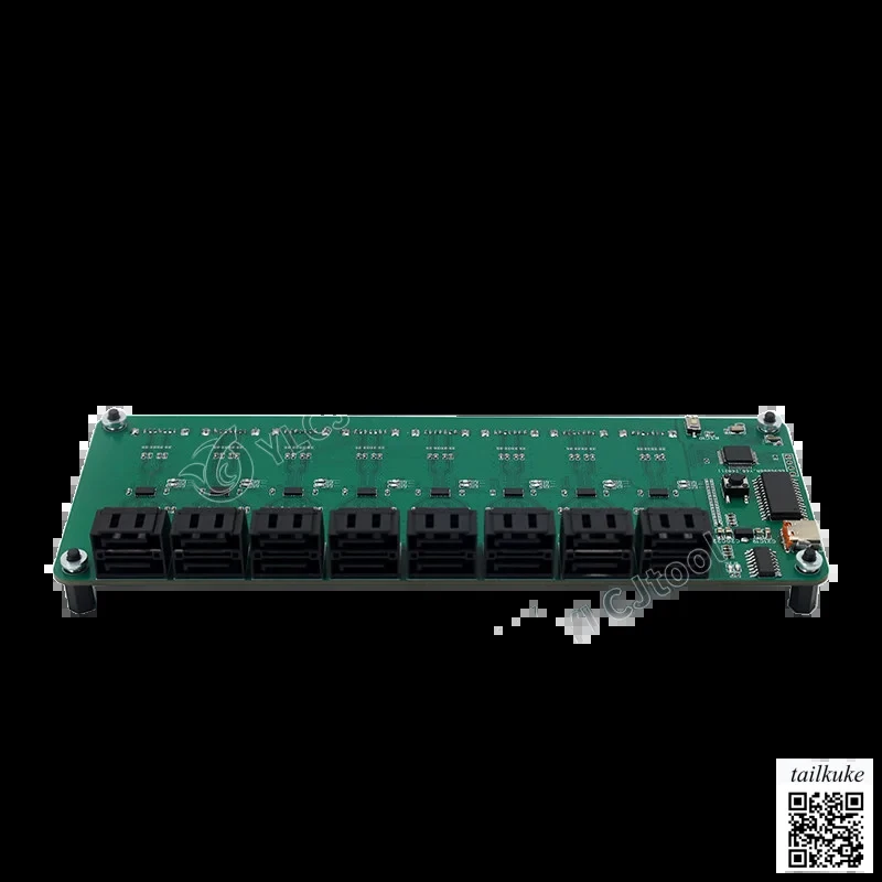 SATA Signal Switcher With 8 Groups 2-To-1 Bidirectional Interconnection, Featuring Indicator Lights And 6G High Speed
