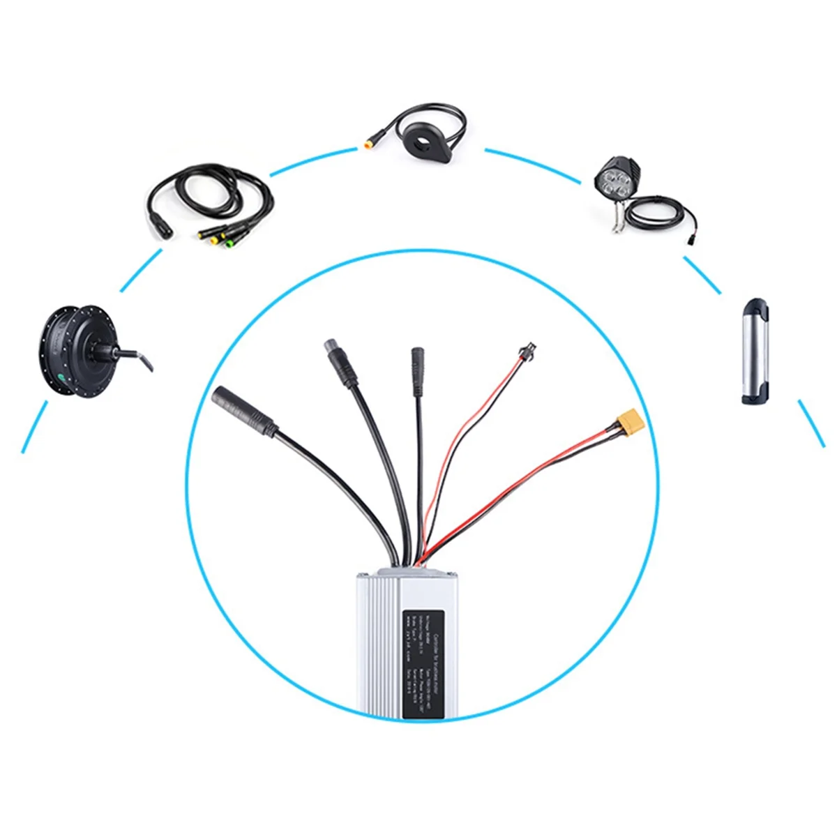 Per G062 Hub Motore 48V 30A 1000W Controller UART Ebike Controller Motore di Ricambio Accessori Per Biciclette Elettriche