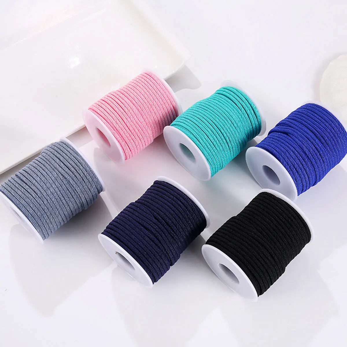 20M 3/4mm Thick Nylon Woven Cord Thread String Strap Solid Hanging Line DIY Braided Rope Handmade Jewelry Crafts Accessories