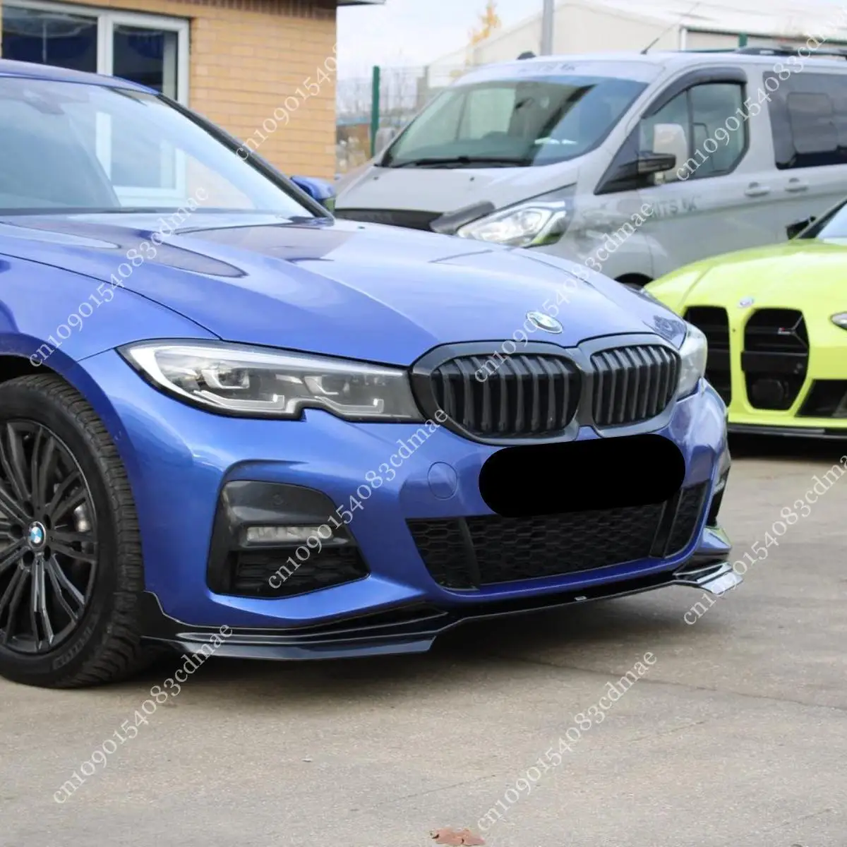 

5PCS Front Bumper Lip For BMW 3 Series G20 Sedan G21 Touring Pre-LCI 2019-2022 Car Spoiler Splitter Diffuser Body Kits Tuning