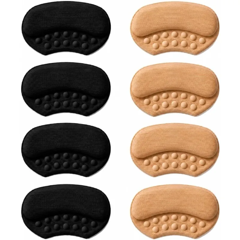 Heel Grips for Shoes That Are Too Big 4 Pairs Heel Pads Liners Cushions Inserts for Loose Shoes
