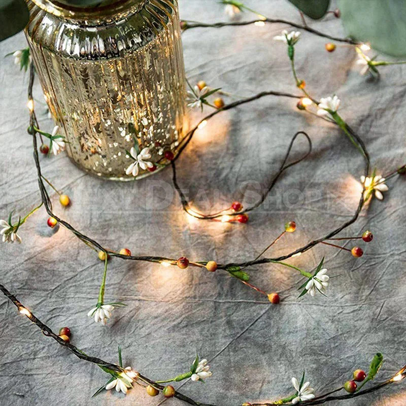 36M Cluster Christmas String Lights LED Green Outdoor waterproof  Garland Decoration For Halloween Party holiday lighting 2024