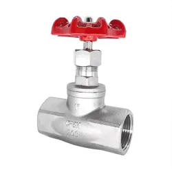 304 Stainless Steel Threaded Stop Valve Internal Thread High Temperature Steam Water Meter Valve DN 15 / 20 / 25 / 32 / 40 / 50