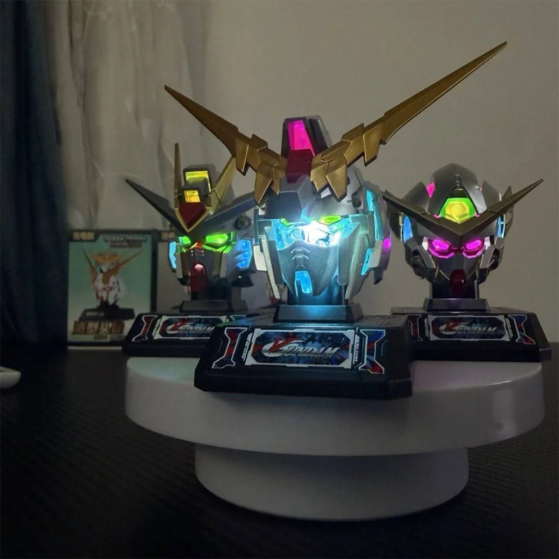 

Strike Freedom Unicorn Exia Light Up Head Sculpt 2 LED Modes With Self Adhesive Stickers Display Ornament Toy