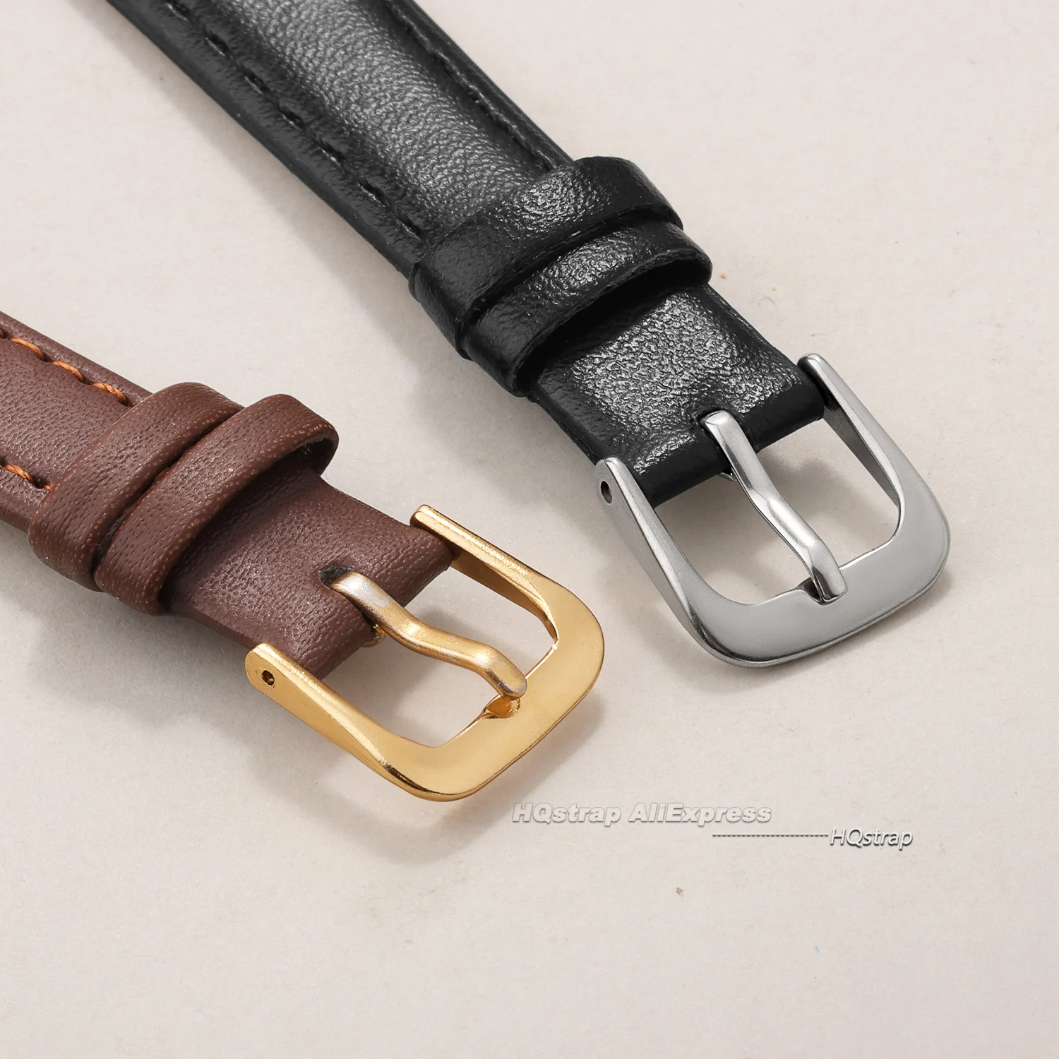 PU Leather Watch Band 12mm 14mm 16mm 18mm 20mm 22mm 8mm 10mm Thin Watchband Wrist for Women Men Waterproof Bracelet Accessories