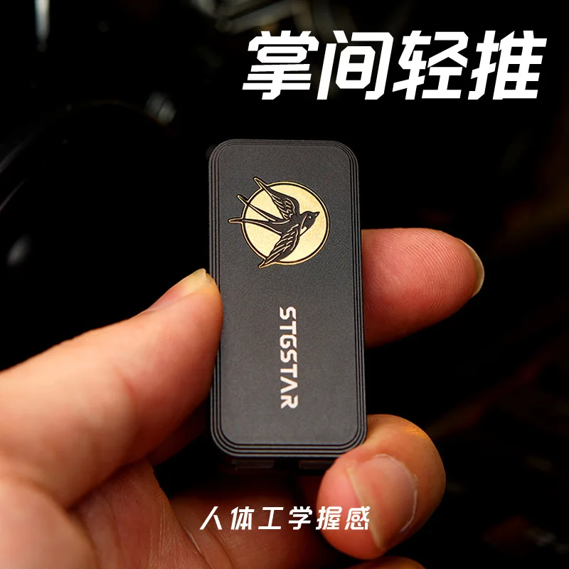 EDC ابتلاع لعبة مغناطيسية تململ المنزلق اليد سبينر دفع المنزلق لتخفيف التوتر مكافحة القلق لعب للأطفال البالغين ADHD تململ