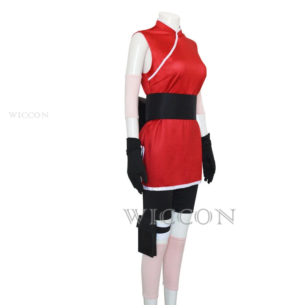 Anime Ninja Xiao Ying Sakura Cosplay Kostüm Rock Outfit Requisiten Kunai Requisiten Sakura Halloween Karneval Mädchen Kostüme