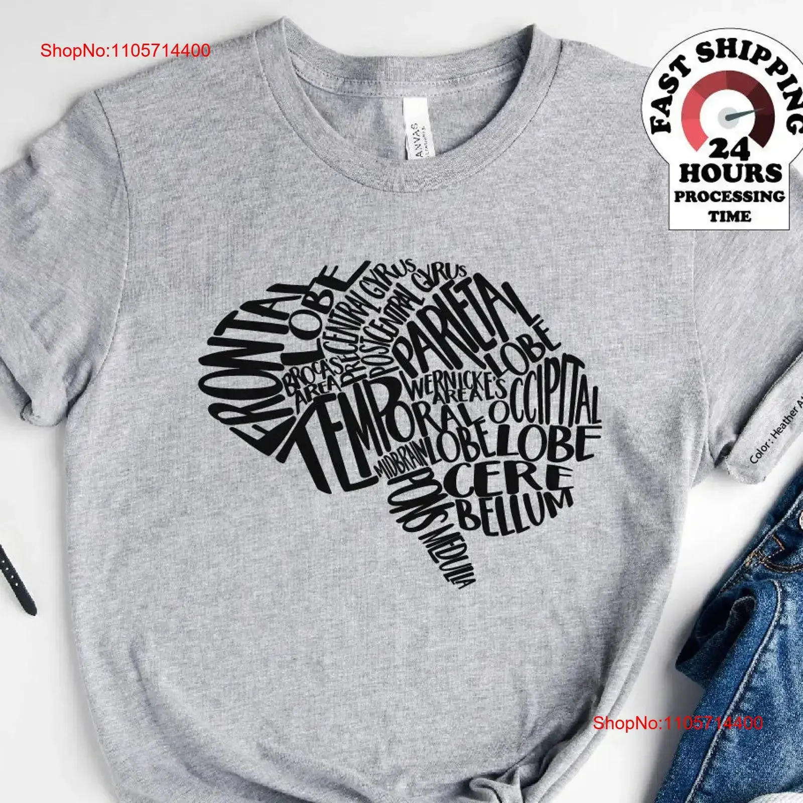 Nurse T Shirt Anatomy Neuro Anatomical Brain Registered Nursing StudenT Grad LPN vintage Washed Unisex designer clothes Stylish