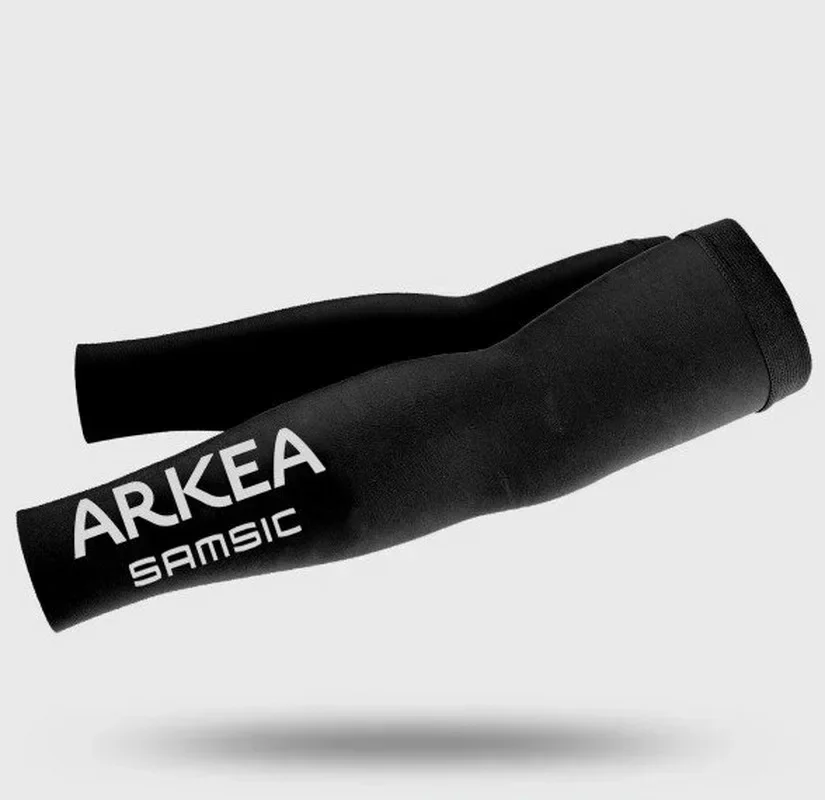 2023 ARKEA SAMSIC TEAM Men's Cycling Arm Warmers Outdoor Sports MTB Bike Bicycle Armwarmers One Pair