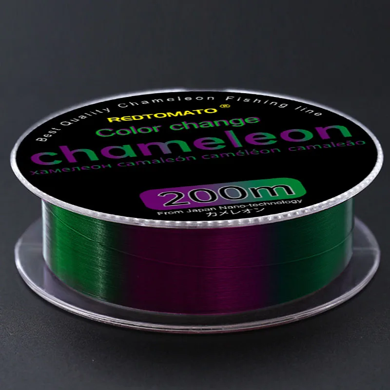 

200m Green Color Changing Fishing Line Fluorocarbon Coat Monofilament Nylon Sea/Fresh Water Carp Wire Leader Fishing Line