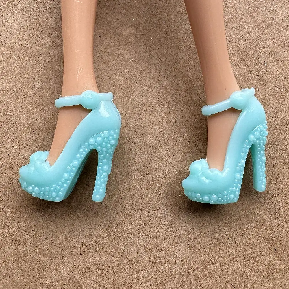 Bunte, sortierte Absatzschuhe (11,5 Zoll) für 30 cm große Puppen, 1/6 Maßstab, Zubehör, Stiefel, Puppenschuhe, Spielzeug – Detail 20