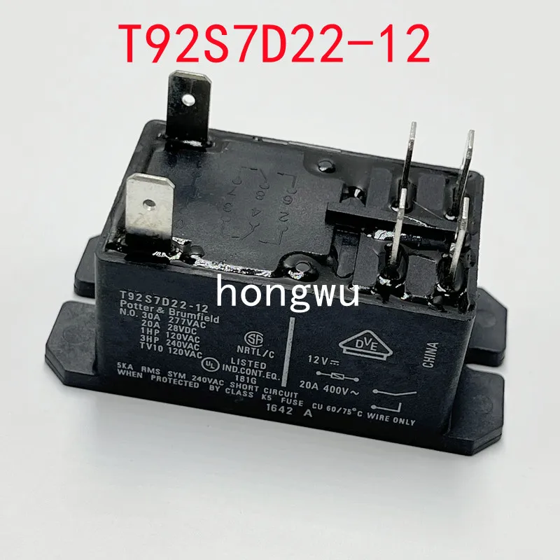 

100% Original New 1PCS/ T92S7D22-12 DC12V relay 30A 6pins