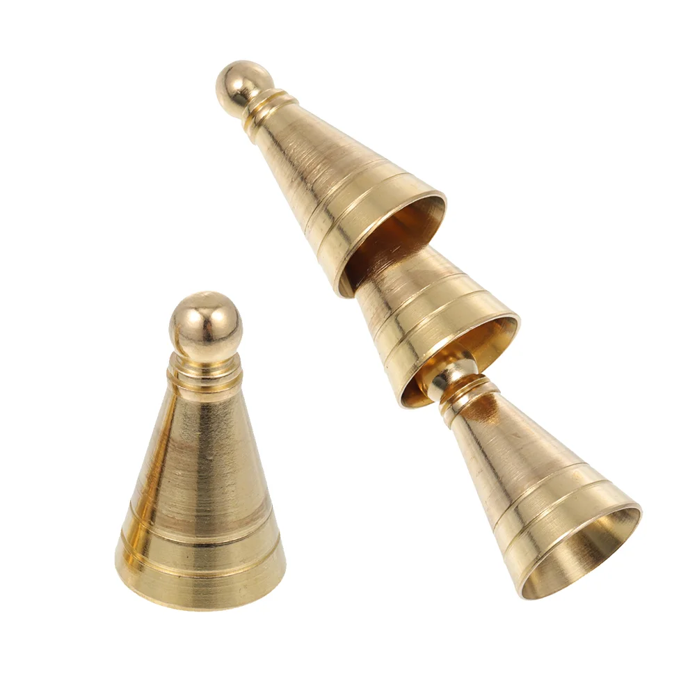 

4pcs Incense Molds Cone Making Supplies Tools Kit Golden Color Copper Material Home Decor Aromatherapy Accessories