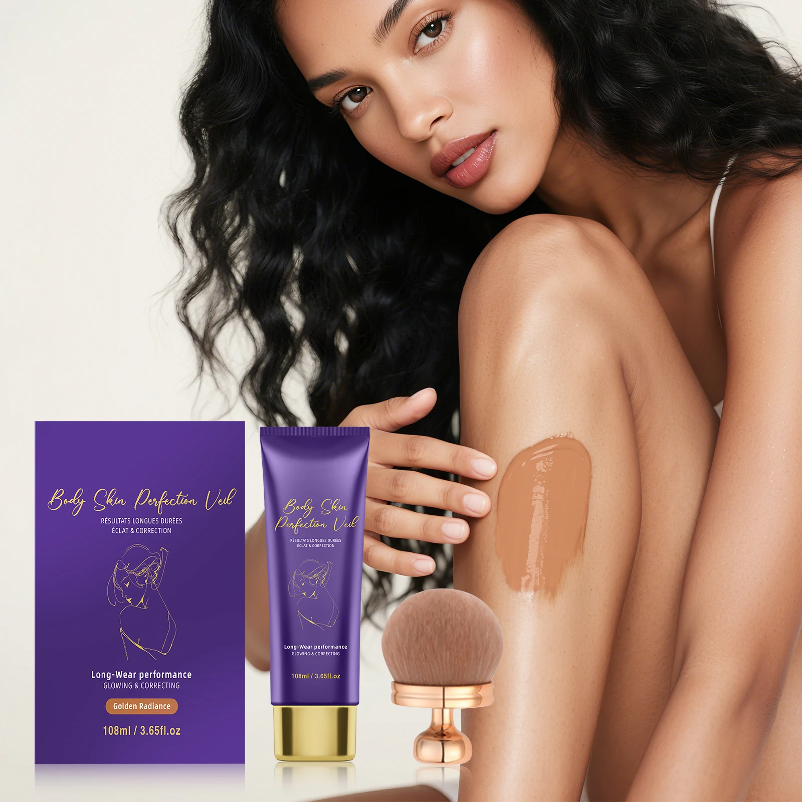 Capa corretiva de alta cobertura para base de maquiagem facial, cosméticos, anti círculo escuro, sardas, creme de base à prova d'água de longa duração