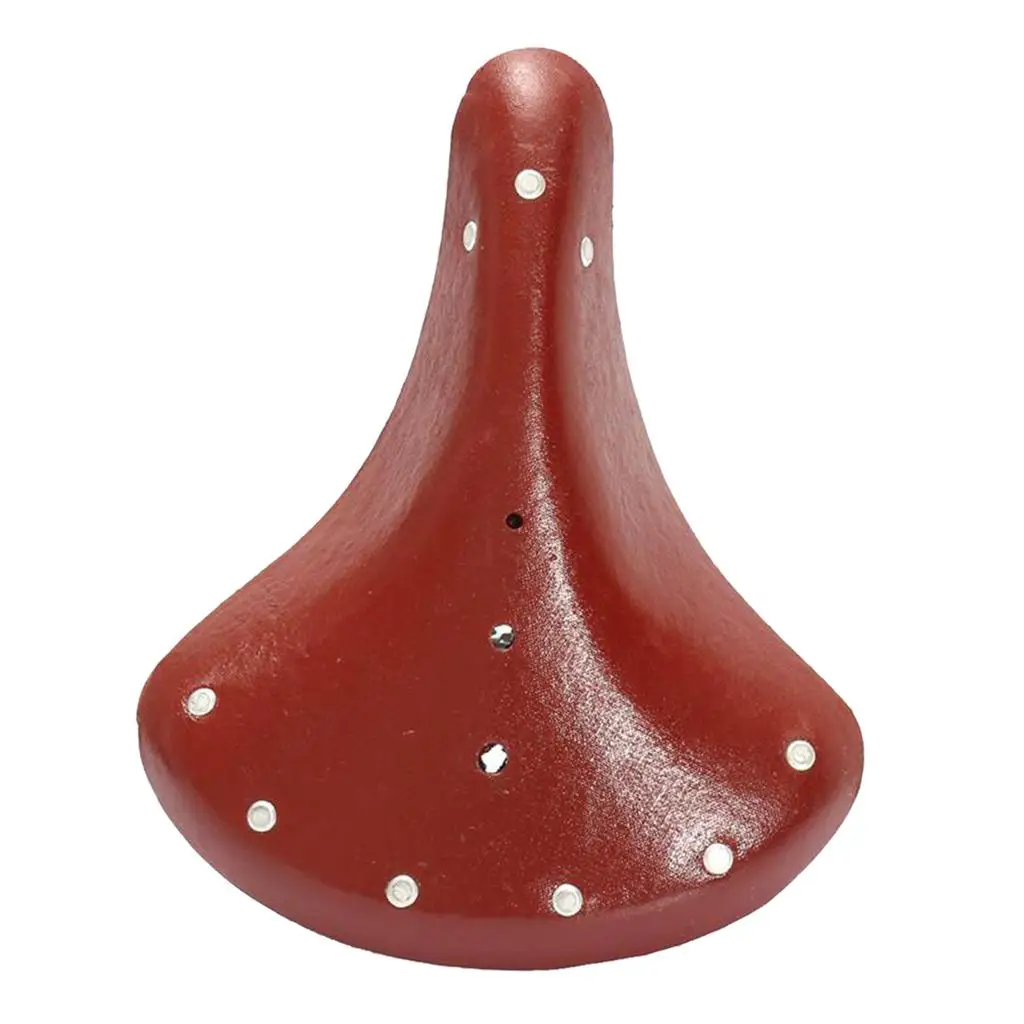 RETRO ROAD MTB BIKE CYCLING HOLLOW OUT SEAT LEATHER SADDLE