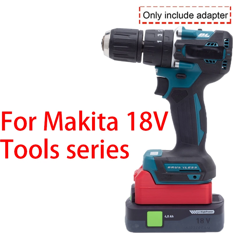 Adaptateur de batterie pour Makita, convertisseur d'outils Eddie Ion, Festool AIRGraduation, AM 18V, accessoire pour outil électrique