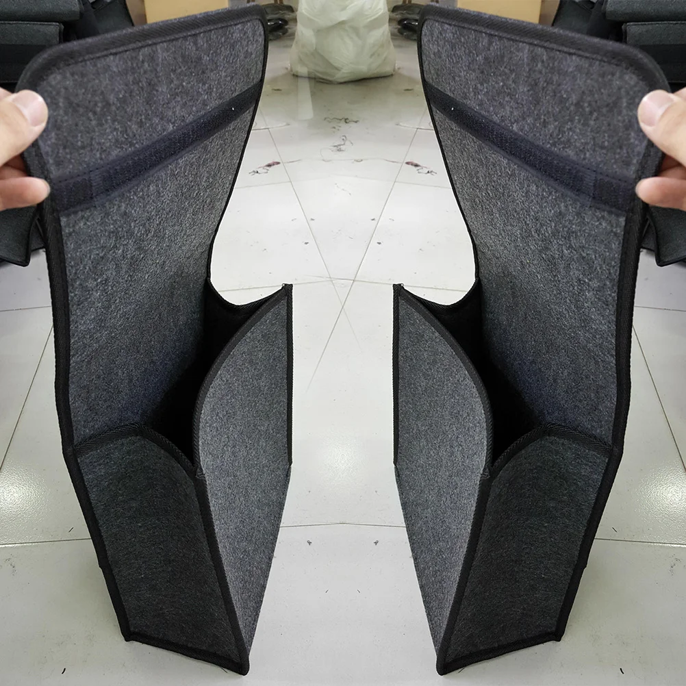 

30X29X16Cm Car Felt Storage Heavy Duty Foldable Trunk Organizer Portable Boot Tidy For Tools Small Items Car Tool Bag Trunk